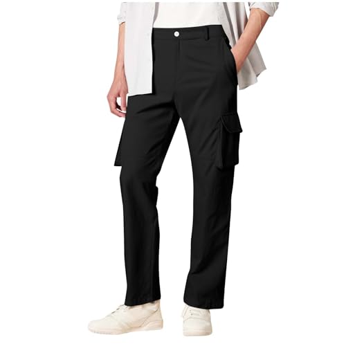 Mens Cargo Hiking Pants Casual Golf Pants Slim Fit Sweatpants Work Dress Casual Pant Outdoor Tactical Safari Clothes4