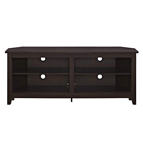 Walker Edison Maxwell Classic 2 Shelf Corner Tv Stand For Tvs Up To 65 Inches, 58 Inch, Espresso #TOP6