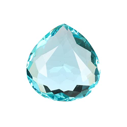 Real-Gems Brilliant Pear Cut Swiss Blue Topaz Loose Gemstone 50-60 Ct Approx #TOP19