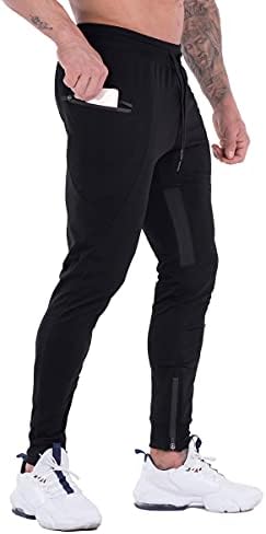 FIRSTGYM Mens Joggers Sweatpants Slim 