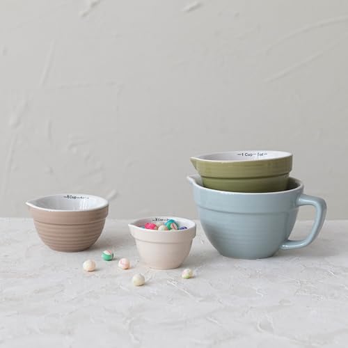 Creative Co-Op Set de 4 Vasos Medidores Multicolor miniatura 5