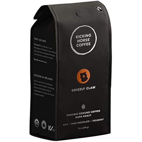 Kicking Horse Coffee, Grizzly Claw, Dark Roast, Ground Cover