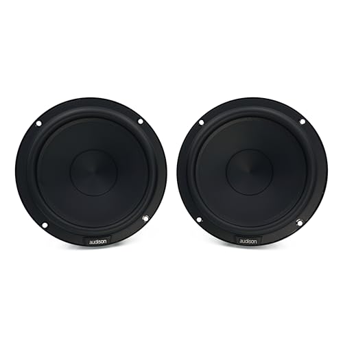 Audison AP 6.5P - Pair of 165mm Car Woofers, 38mm Moving Coil, 330W Power, Extended Frequency Response