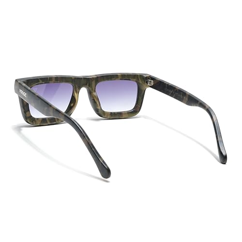 Image of Voyage UV Protected Square Sunglasses for Men & Women
