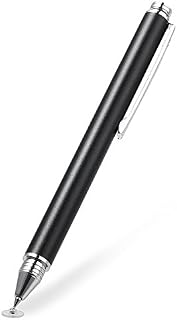 TRIXES Fine Point Stylus Pen for Smartphones & Tablets Capacitive Touch Screens Disc Tip Styli in Black