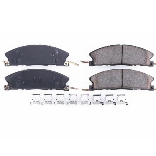 Image of PowerStop Front Brake Pads for Ford Explorer 2013-19 |Flex 2013-19 |Police Interceptor Sedan 2013-19 |Police Interceptor Utility 2013-19 - Z17 Ceramic Brake Pads with Installation Hardware, 17-1611