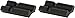 Weaver Top Mount Matte Black Base Pair - Savage 110 with Accu Trigger
