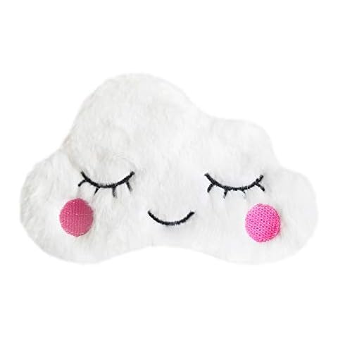 dressfan Cartoon White Cloud Eye Mask Eyeshade Sleep Mask Men Cartoon Sleep Mask Women Sleep Mask Kids Sleep Mask Blackout Sleep Mask Silk Sleep Mask 3D Cover
