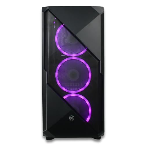 XUM Legend Prebuilt Gaming PC: Intel i7-12700, NVIDIA RTX 5060 8GB, 32GB DDR4 RAM, 512GB NVMe SSD,1TB HDD, 700W PSU, aRGB Lighting, WiFi 5, Windows 11 Home, High Performance Desktop
