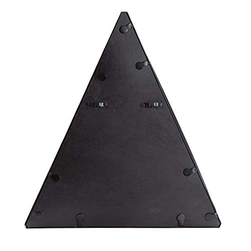 Habitat Fa3723W Gatana Triangle Shelf Mirror, Black #TOP3