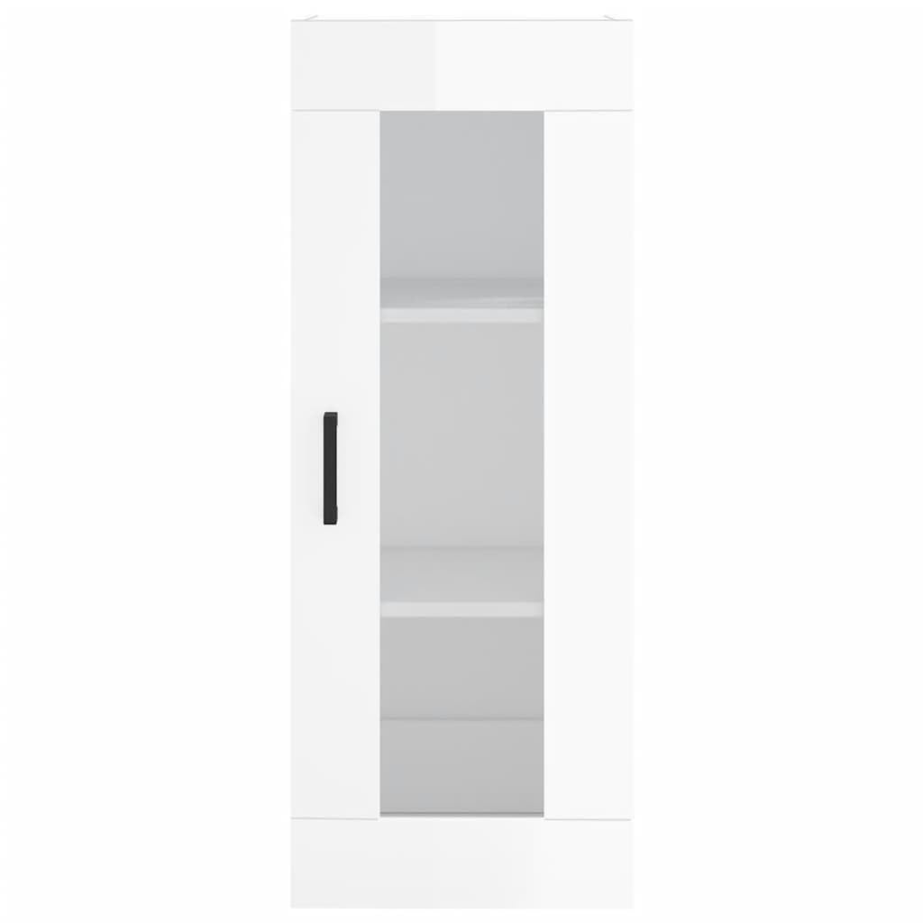 Elegancka szafka kuchenna o wysokim połysku, 34,5 x 34 x 90 cm, nowoczesny design, trwały materiał, wszechstronny, do salonu, sypialni, gabinetu