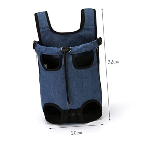 ifundom 1Pc Stylish Sized Pet Carrier Bag Portable Front Back Pack for Cats and Dogs Travel Friendly Design for Hands Mobility