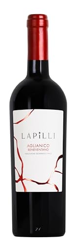 Lapilli AGLIANICO BENEVENTANO IGT - Rosso Campano da Uve Aglianico - Strutturato, Fruttato, Morbido, Elegante - Frutti Rossi, Spezie, Liquirizia - 14% vol - 750ml