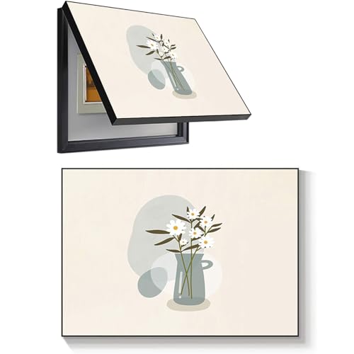 Peinture décorative pour couvercle de compteur électrique J 60x50cm intérieur