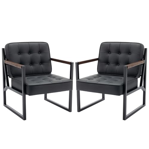 Mid Century Modern ohrensessel 2er Set, Bequeme Lounge Sessel,...