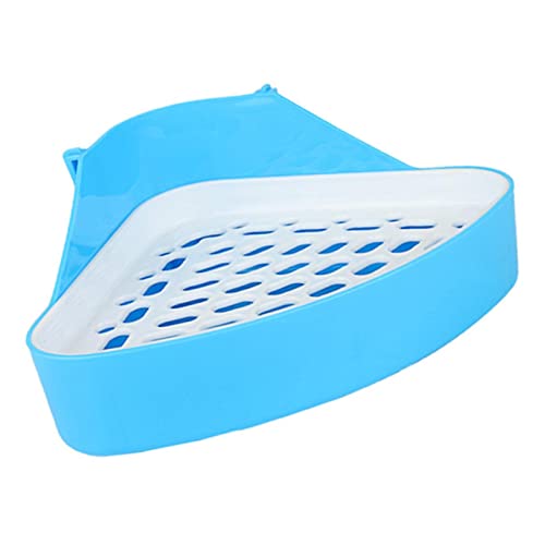 Ravcerol Inodoro de Conejo para Mascotas | Bandeja de Arena para Conejos, Inodoro de Esquina | Inodoro para Mascotas, Entrenador para Orinal, Jaula Desmontable para Mascotas para Conejo, Conejillo Cover