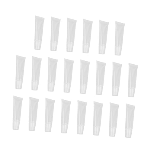 BESTYASH 40 piezas Tubos Vacíos Bálsamo Labial Tubo Transparente Resistente y Reutilizable para Brillo Labios y Gloss Voluminizador Mujeres y Niñas