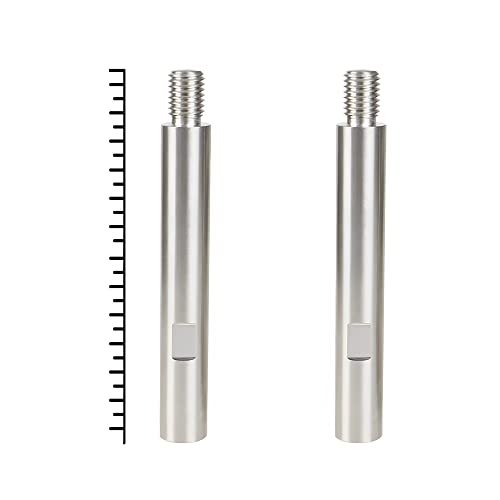 Varilla de extensión de amoladora angular M14, extensión de amoladora angular 140 mm, varilla de extensión de amoladora angular, varilla de extensión con 2 placas de presión (2 juegos 140 mm) Cover
