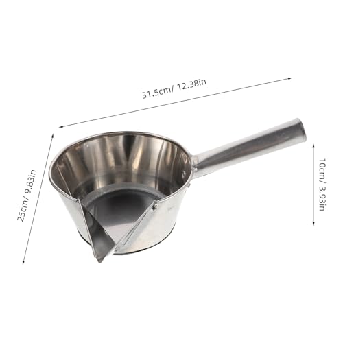 Louche à coulée en acier inoxydable durable pour outil céramique - 3