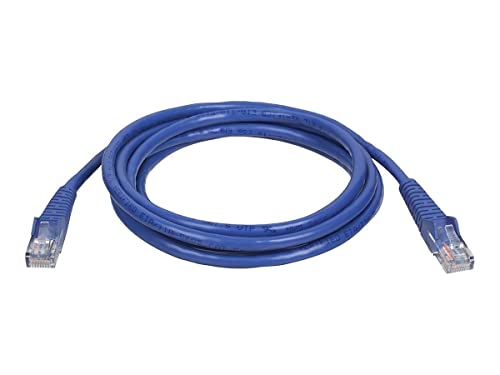 Tripp Lite Cat5e 350MHz Snagless Molded Patch Cable (RJ45 M/M) - Blue, 7-ft.(N001-007-BL)