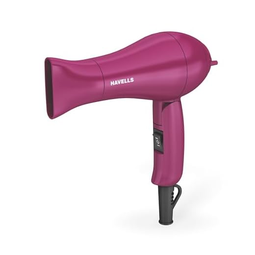 Havells 1000 Watt Foldable Hair Dryer; 2 Heat Settings (Hot/Warm), Heat Balance Technology | Purple | Your Perfect Blow Dry Companion For Effortless Hair Styling | Hd1810