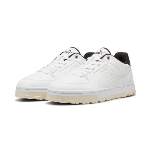 PUMA Unisex Adults CAVEN 2.0 Abrupt Sneaker, PUMA White-Alpine Snow-Flat Dark Gray, 45 EU