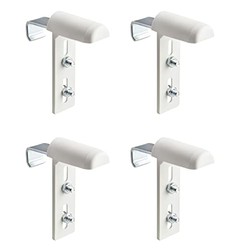 Ventanara® Rollo Klemmträger ohne Bohren Weiß 4er Set Cover