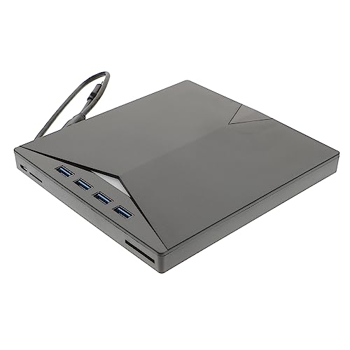 KICHOUSE USB 3.0 External DVD Burner Portable Cd ROM Rewriter Drive DVD Writer for Pc Silent Operation Multi-Function Cd Drive