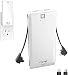 Chargii - Apple Power Bank - All-in-One Portable Charger - Cell Phone Battery Backup - Built-in Wall Plug AC Adapter, Apple & Micro USB Cables - 2 USB Ports - 5000 mAH - White