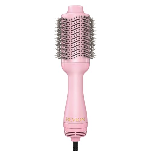 REVLON One-Step Volumizer Hair Dryer and Styler, 2.8 in Barrel, Pink Fizz
