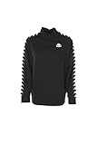 Kappa Damen Alkhe Authentisches Fleece Sweatshirt, schwarz/weiß, M