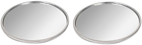 Ruilogod Vehicle Wide Angle Rearview Blind Spot Mirror Rearmirror 50mm Dia 2pcs image 3