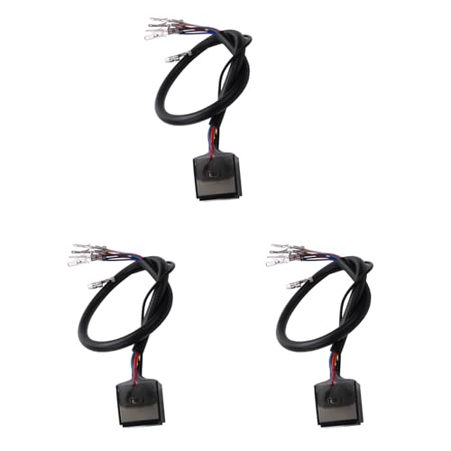 Indicateur de Vitesse Moto Universel N-6 LED Vert avec Capteur de Levier 3 Pièces