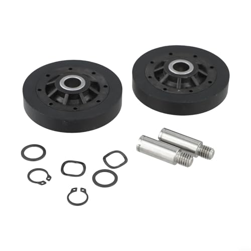 Kit de rodillos para tambor de secadora RB170002 con soporte de goma y hierro de 2.94 pulgadas 3