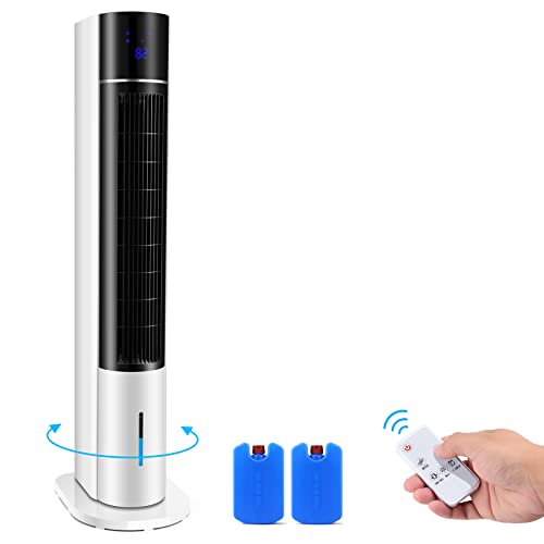 Swamp Cooler Fan, Oscillating Evaporative Air Cooler...