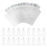 PAMINGONO 100 Stück Luftpolsterbeutel Transparent Aufblasbare Luftkissen Verpackungspolster Stoßdämpfend Vielseitig Einsetzbar als Füllmaterial für Versand und Umzug