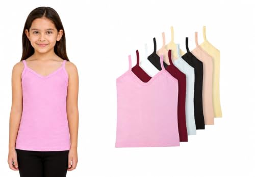 Image of Cotton Girls Slips (Pack of 6)