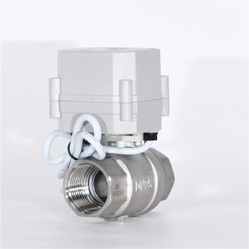 Válvula moduladora tipo V DN25 SS304 con entrada de 4-20mA para control automático de flujo 4