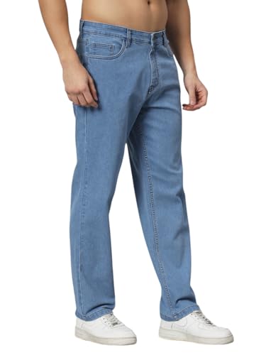 Image of Amazon Brand - INKAST Men Mid Rise Straight Fit Jeans | Denim Wear | Casual Pants | Straight Fit