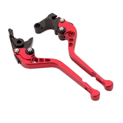 のためにスズキ GSF1200 2001-2006 9色調整可能バイクブレーキクラッチレバー(Red 177mm)