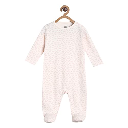 Image of miniklub Infants Girls Set Of 2 Printed Pure Cotton Sleep Suits