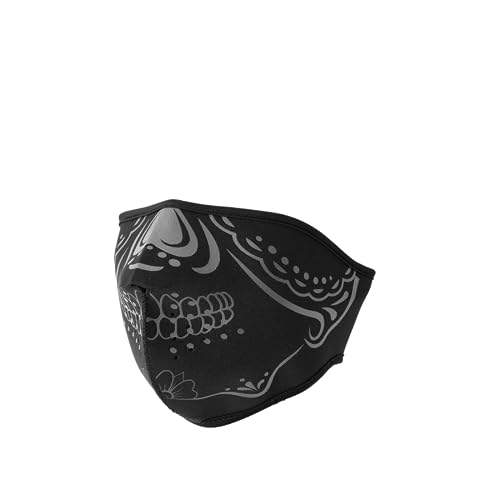 First Mfg Co - Neoprene half face inverse skull mask. non-medical grade masks