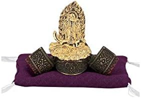 Tokyo Matcha Selection Japanese Samurai Kabuto Helmet - Uesugi Kenshin - with Cushion, Box - Japan Import [Standard Ship by EMS with Tracking Number & Insurance]