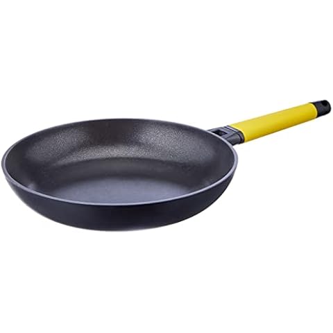 Castey 8-28 8-28 Frying Pan with Removable Steel Handle, 28 cm, Yellow, 30 x 28 x 5.5 cm Cover
