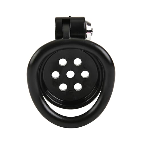 Madnada 男の娘用貞操帯 フラット貞操体 貞操ロック貞操装置コック クリック & ロック貞操ケージク 6個ABS製尿道カテーテル付き男ゲームプレイコスプレ貞操具 セックスおもちゃ（ブラック） - 画像2