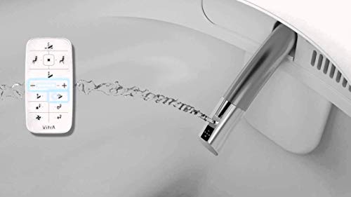 Vitra V-Care Comfort spoelrandloze douche-toilet met VitrAclean-coating, Taharet/bidet hang-toilet met stoelverwarming… - Image 5