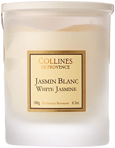 Collines de Provence Vela perfumada jazmín Blanco 180 g Cover