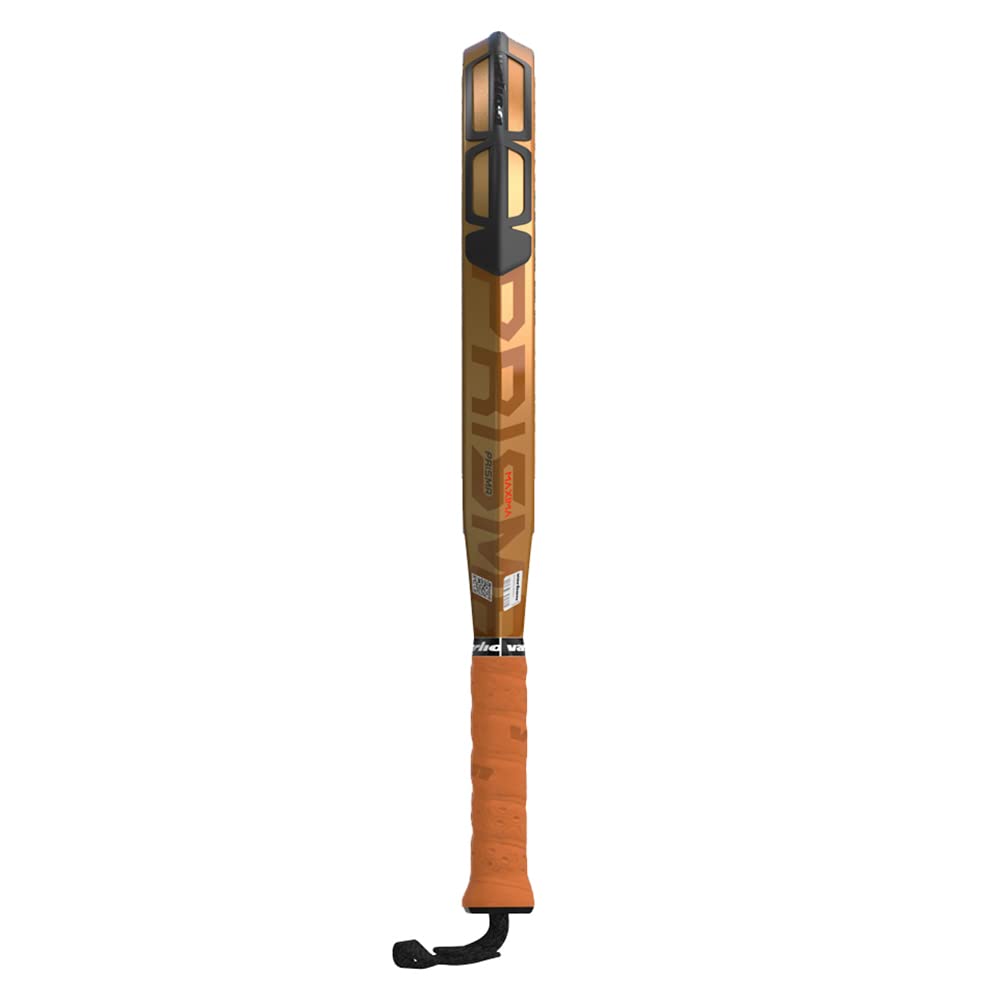 VARLION - Racchetta da paddle professionale Maxima Summum Prisma W 2022/23, forma lacrima - controllo e potenza, tessuto in fibra di carbonio 12K (Include: x2 protezione + custodia)