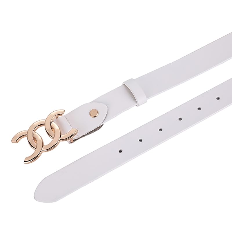 Women Belt for Jeans Dress Cinch Waist Belts for Ladies Genuine Leather Belt with Gold Buckle2