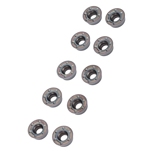 Insertos de de Carburo de 10 piezas para fresado CNC en madera y metal 4